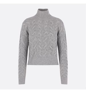Cosmo Wool and Cashmere Sweater – Gray