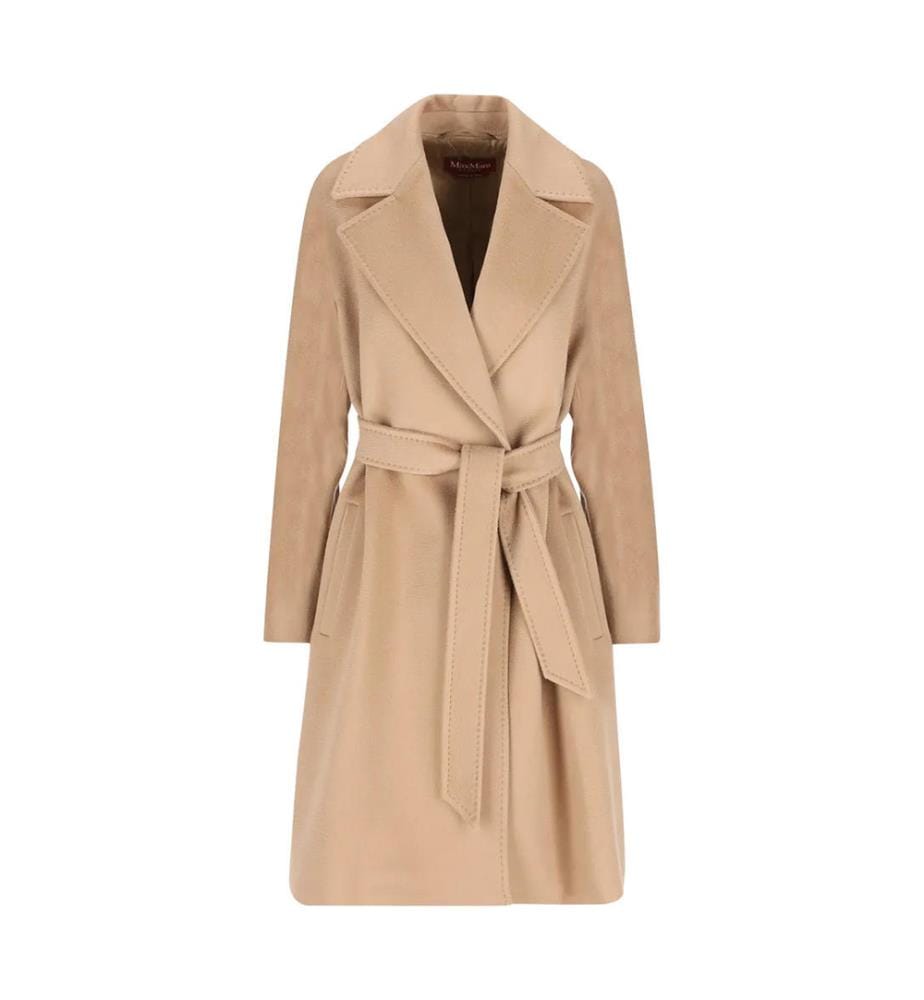 Dravenna Wool Coat – Beige