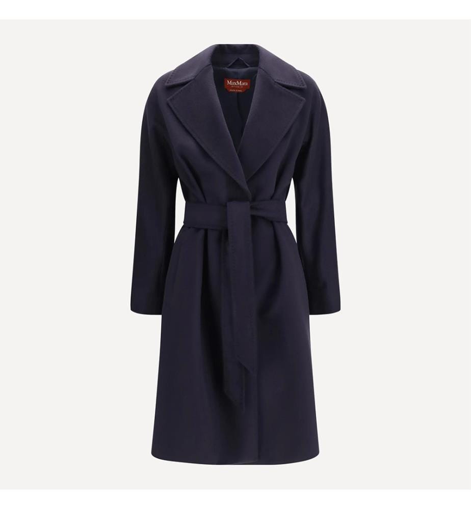 Dravenna Wool Coat – Blue