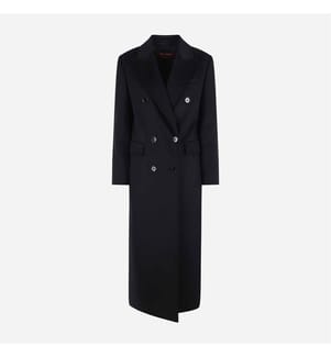 Effige Wool Coat – Black