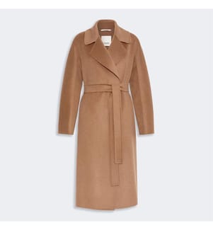 Aris Mid-Length Coat – Camel