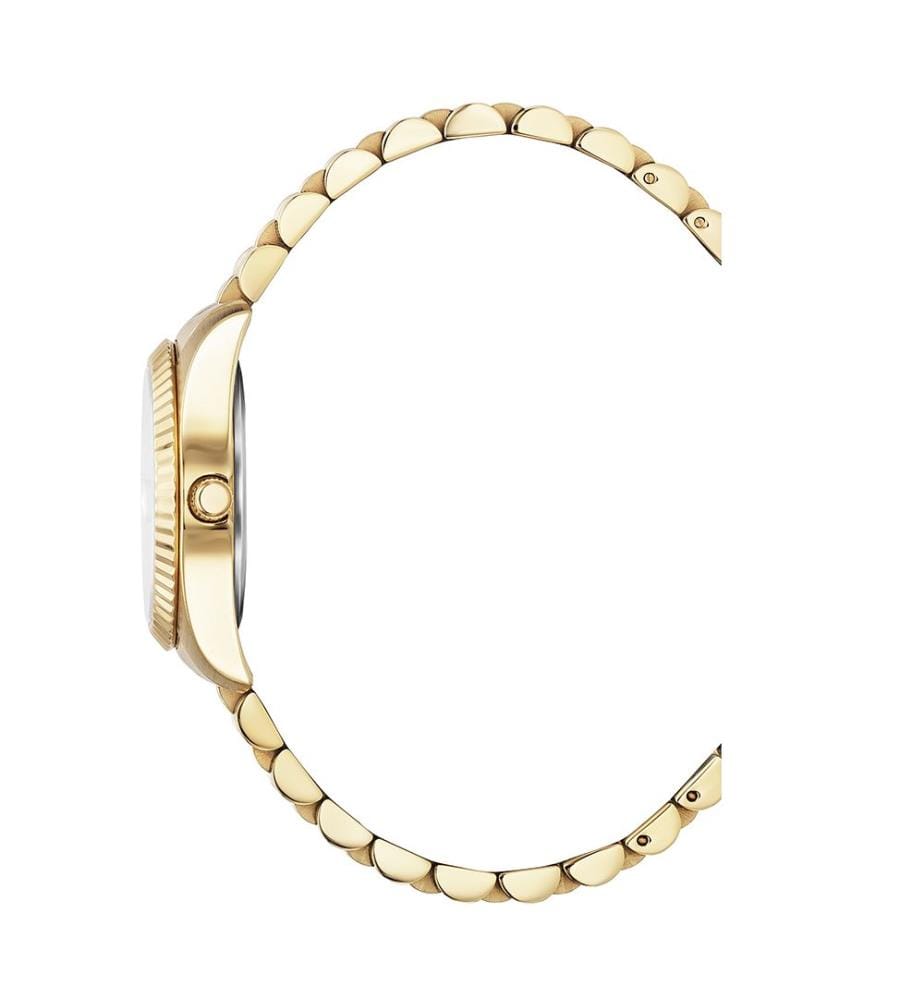 Élysées Quarzuhr 31 mm, 11 Diamanten - Silber & Gold