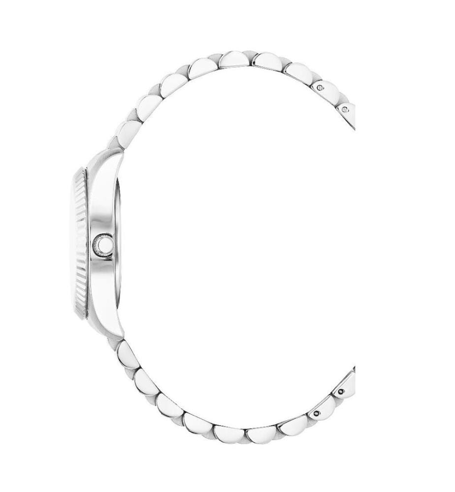 Élysées Quarzuhr 31 mm, 11 Diamanten - Blau & Silber