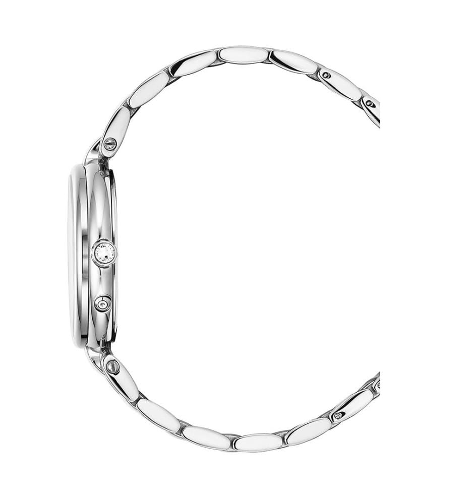 Étoile Quarzuhr 36 mm, 6 Diamanten - Blau & Silber