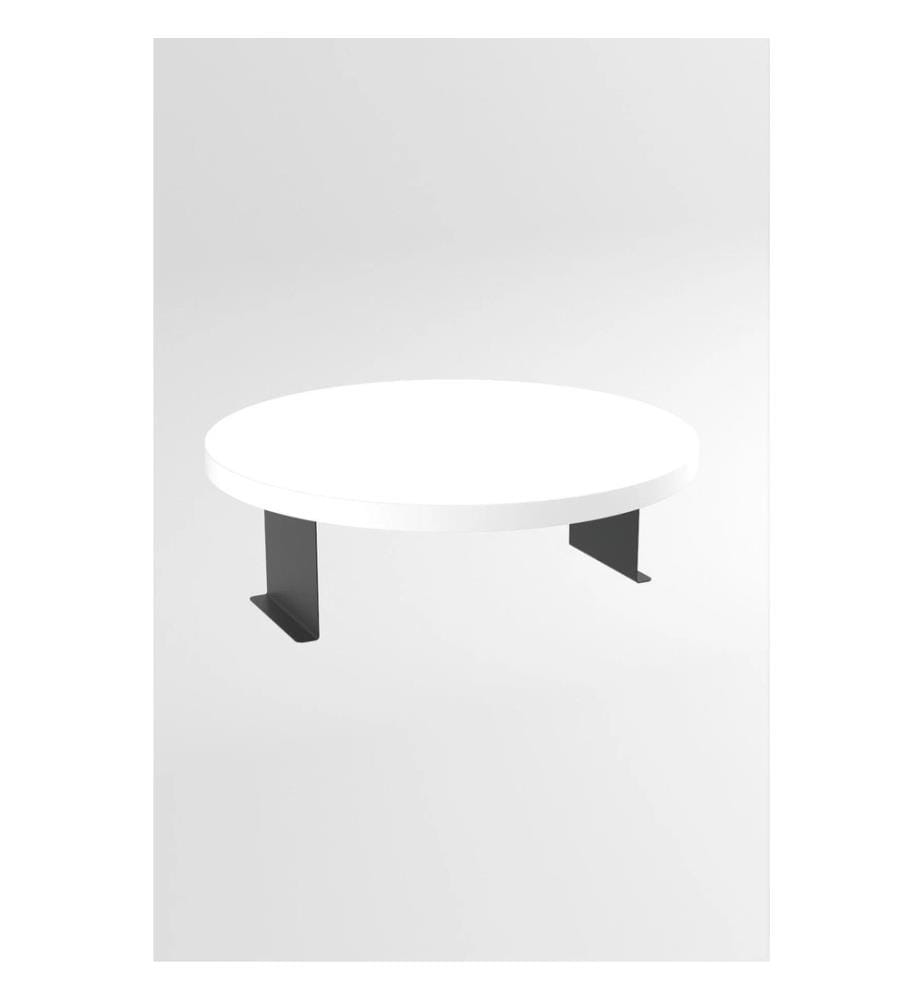Table d'appoint avec accoudoirs - Blanc