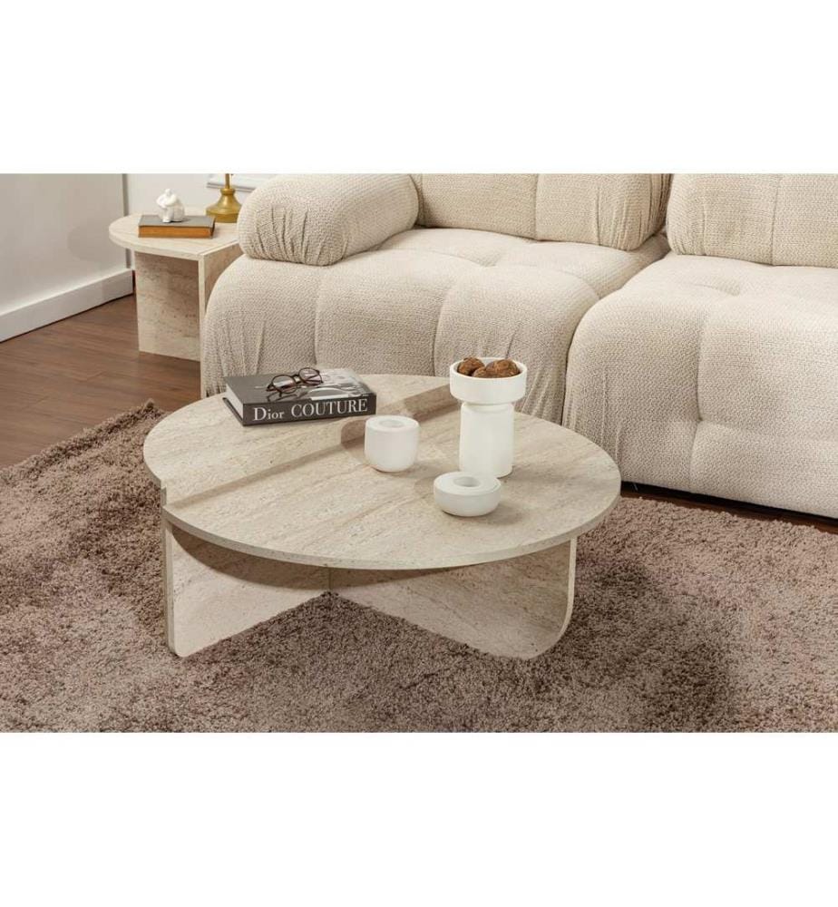 Couchtisch – Travertin
