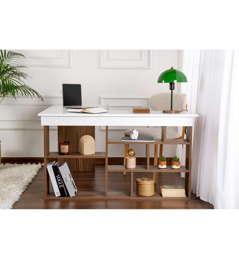 Design Office - Walnut / White