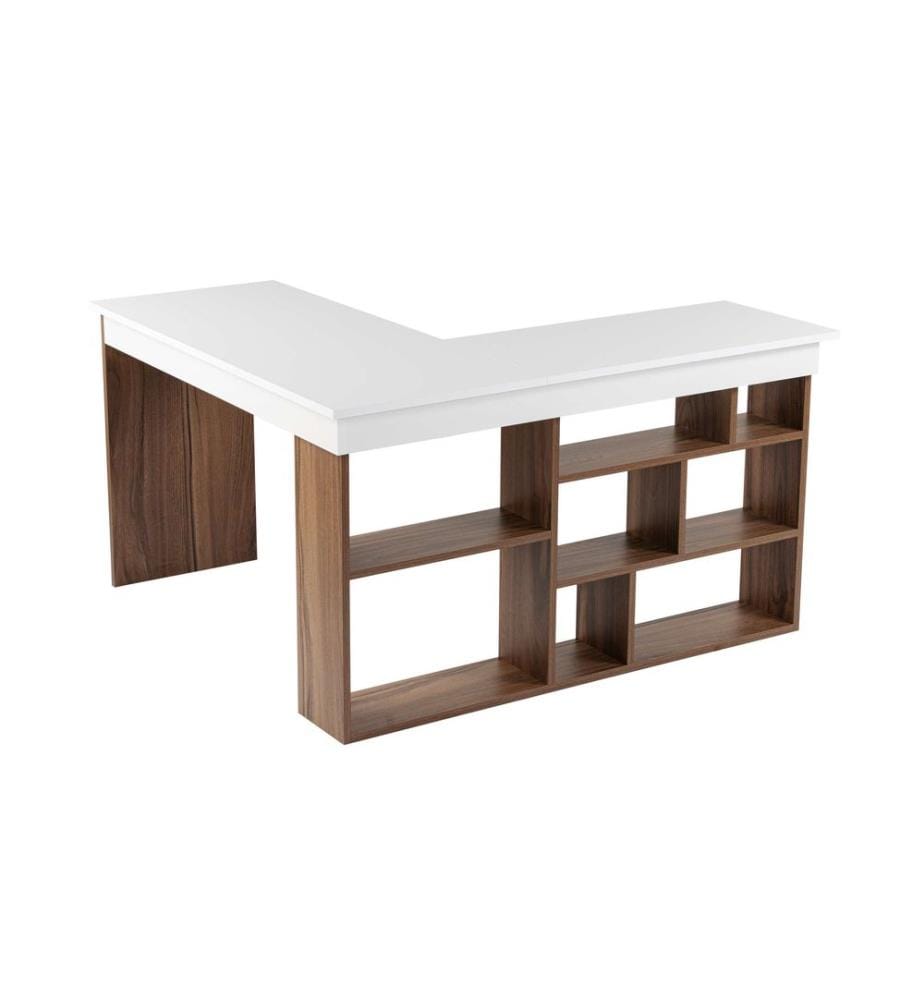 Design Office - Walnut / White