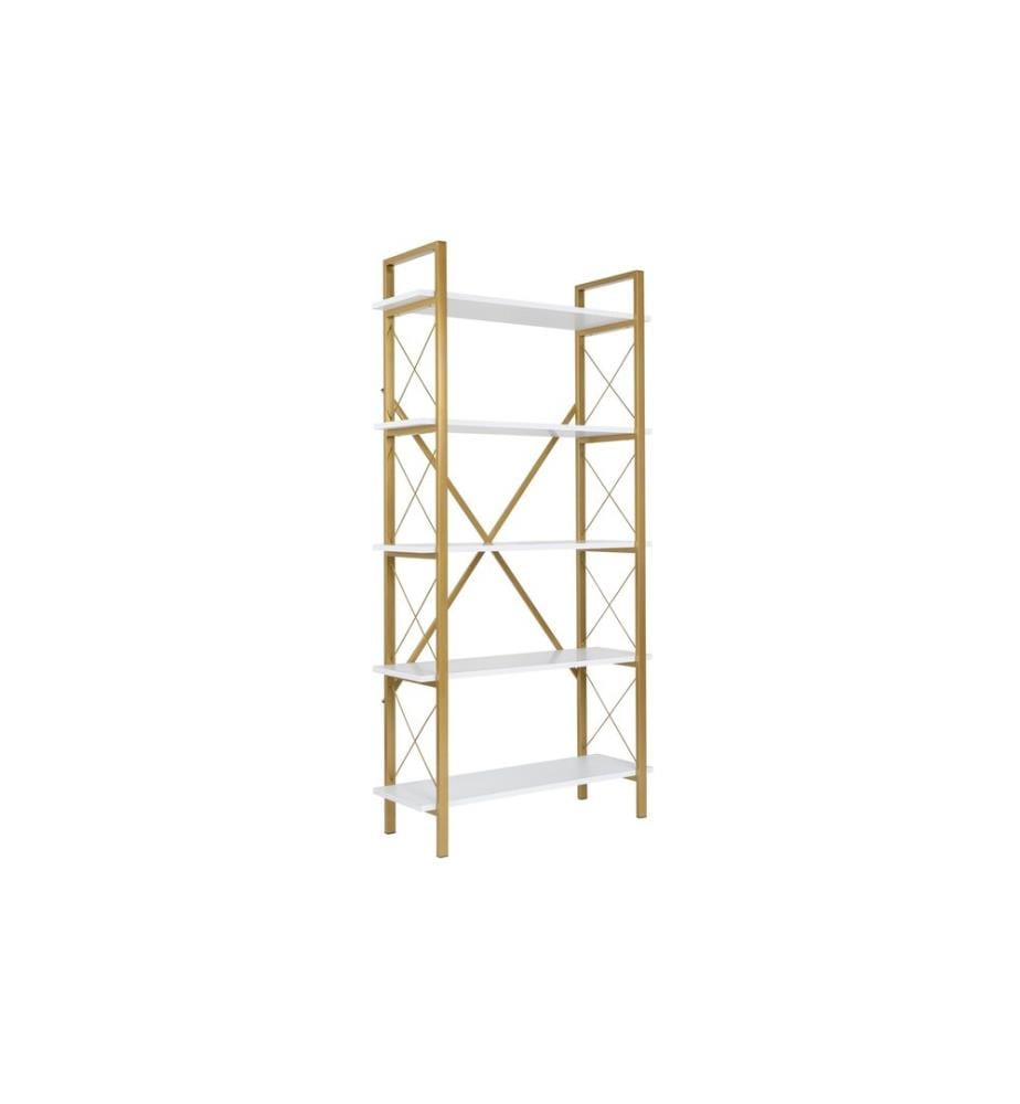Regal – Weiss / Goldfarben