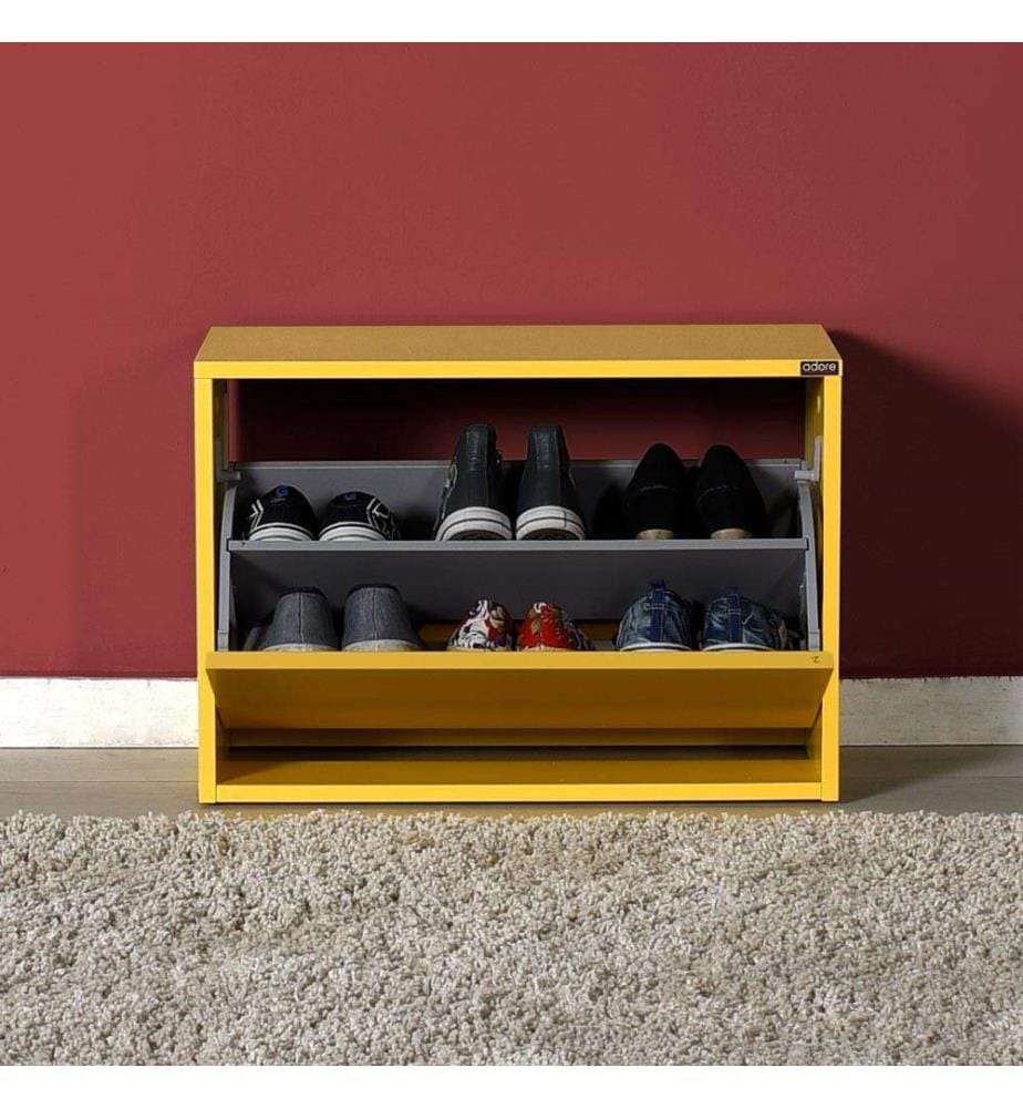 Schuhschrank – Gelb