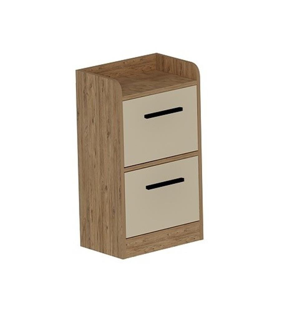 Nachttisch – Atlantische Kiefer / Beige