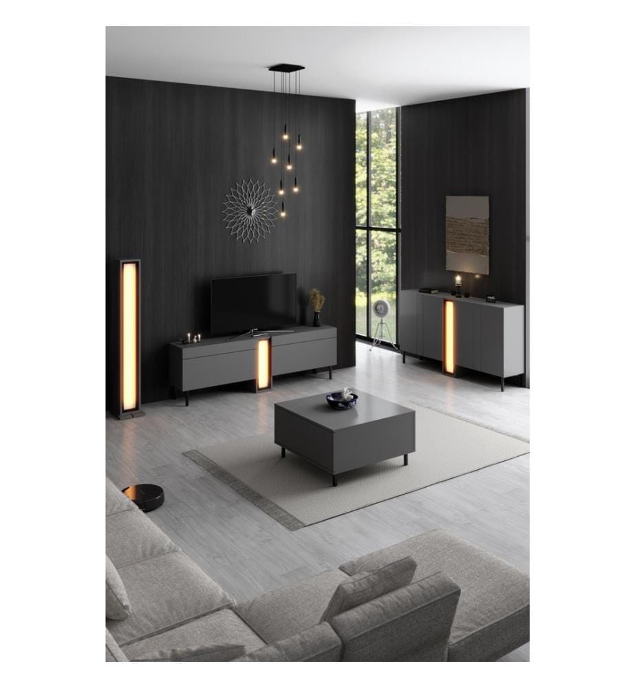 Stehlampe – Anthrazit