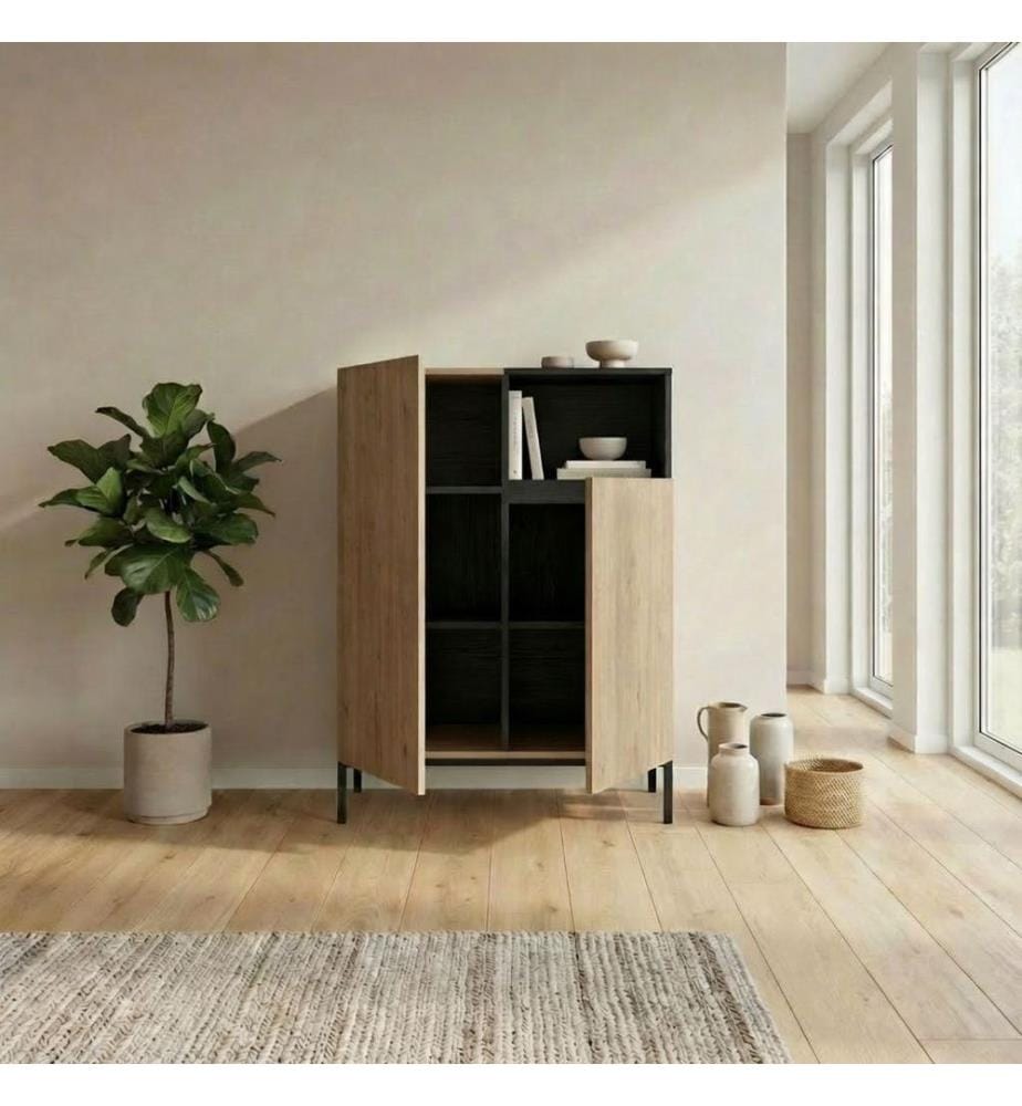 Sideboard – Eiche / Sandstein