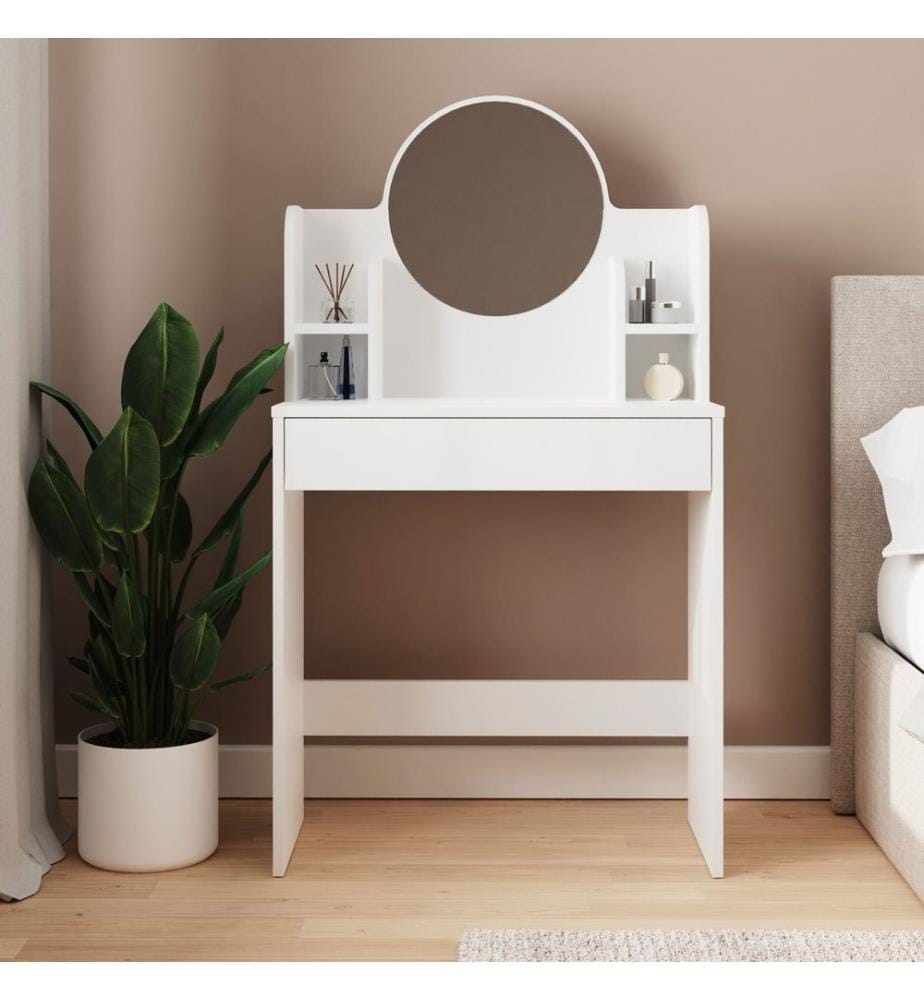 Table de maquillage - Blanc