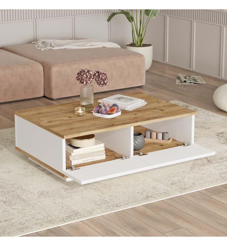 Living Room Set - Atlantic Pine / White
