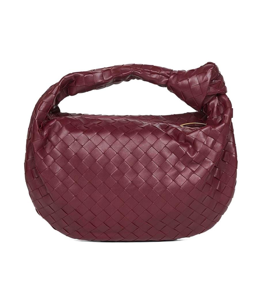 Kleine Tasche Jodie - Barolo / Gold