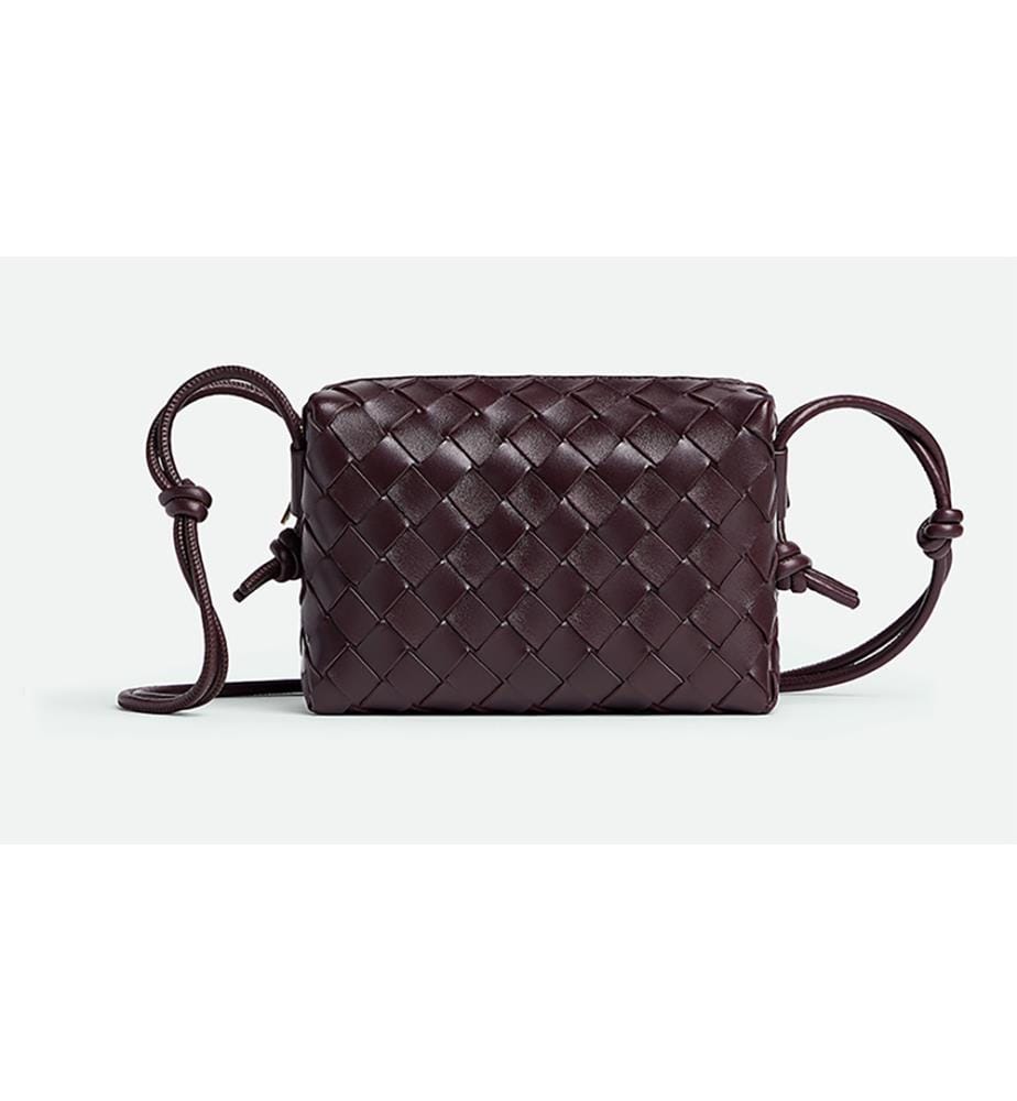 Mini-Tasche - Dark Barolo / Gold