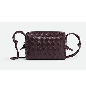 Mini-Tasche - Dark Barolo / Gold