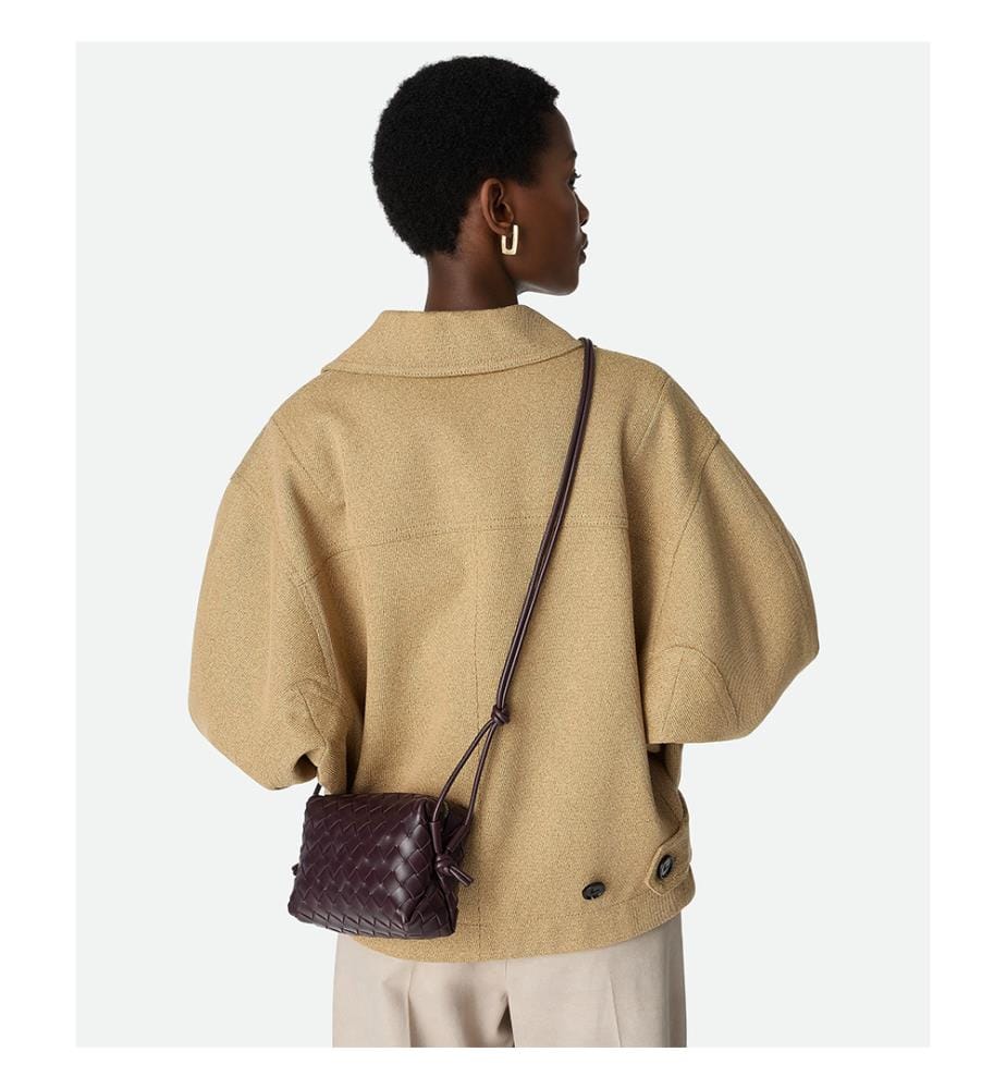 Mini-Tasche - Dark Barolo / Gold