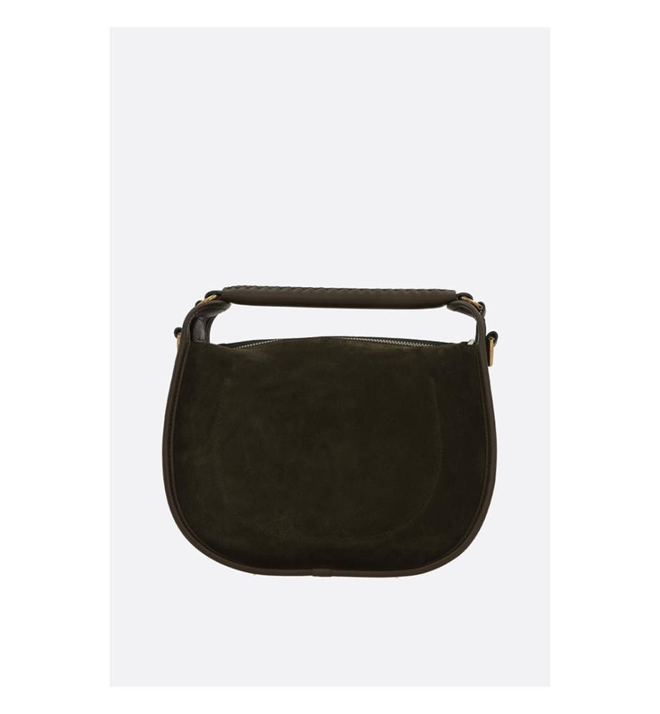 B Clip Kleine Kuriertasche aus Wildleder - Weald
