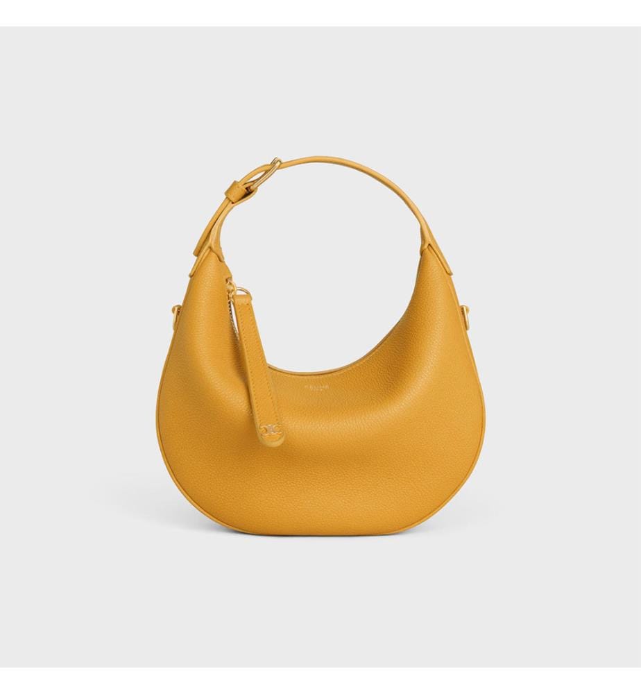 Grained calfskin handbag – Marigold