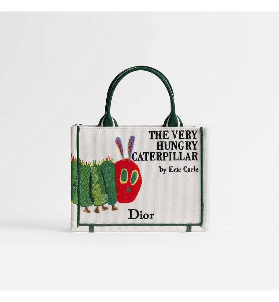Tote-Bag mit Schulterriemen „Mini Dior Book“ – Mehrfarbig