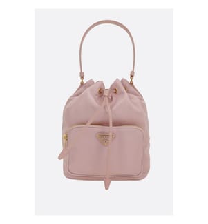 Re-Nylon Duet Bucket Bag - Pink