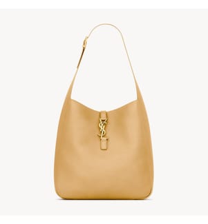 Le 5 à 7 Supple Large Tasche aus genarbtem Leder - Senfkorn