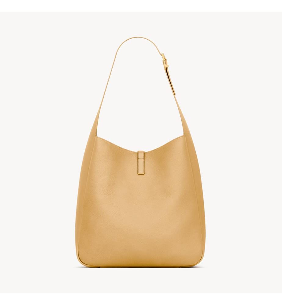 Le 5 à 7 Supple Large Tasche aus genarbtem Leder - Senfkorn