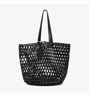 Korb-Umhängetasche „Panier“ – Schwarz