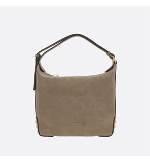 Suede hobo bag - Coca-Moka