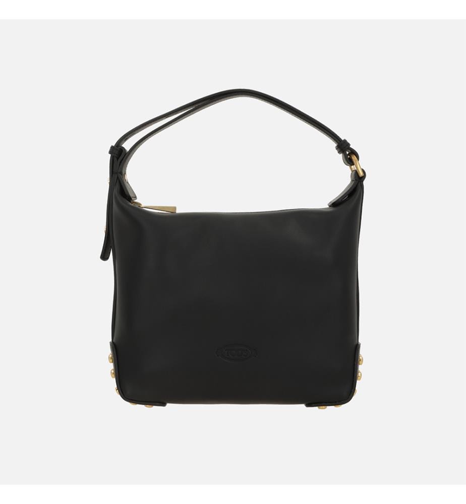 Suede Hobo Bag - Black