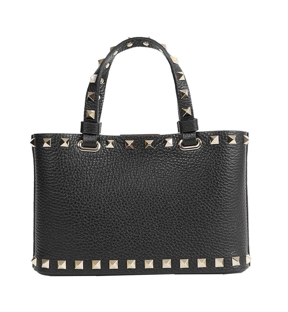 Rockstud-Tragetasche – Schwarz