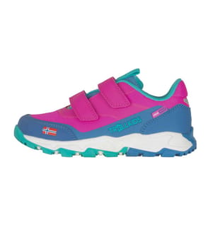 Preikestolen Wanderschuhe - helles Magenta und Kornblume und Aquamarin und Morgentau