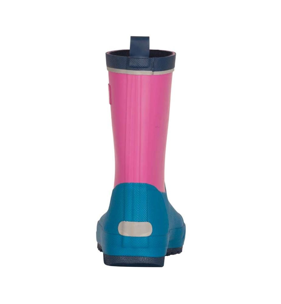 Gummistiefel - Hellmagenta/Dunkeltürkis/Madeirablau