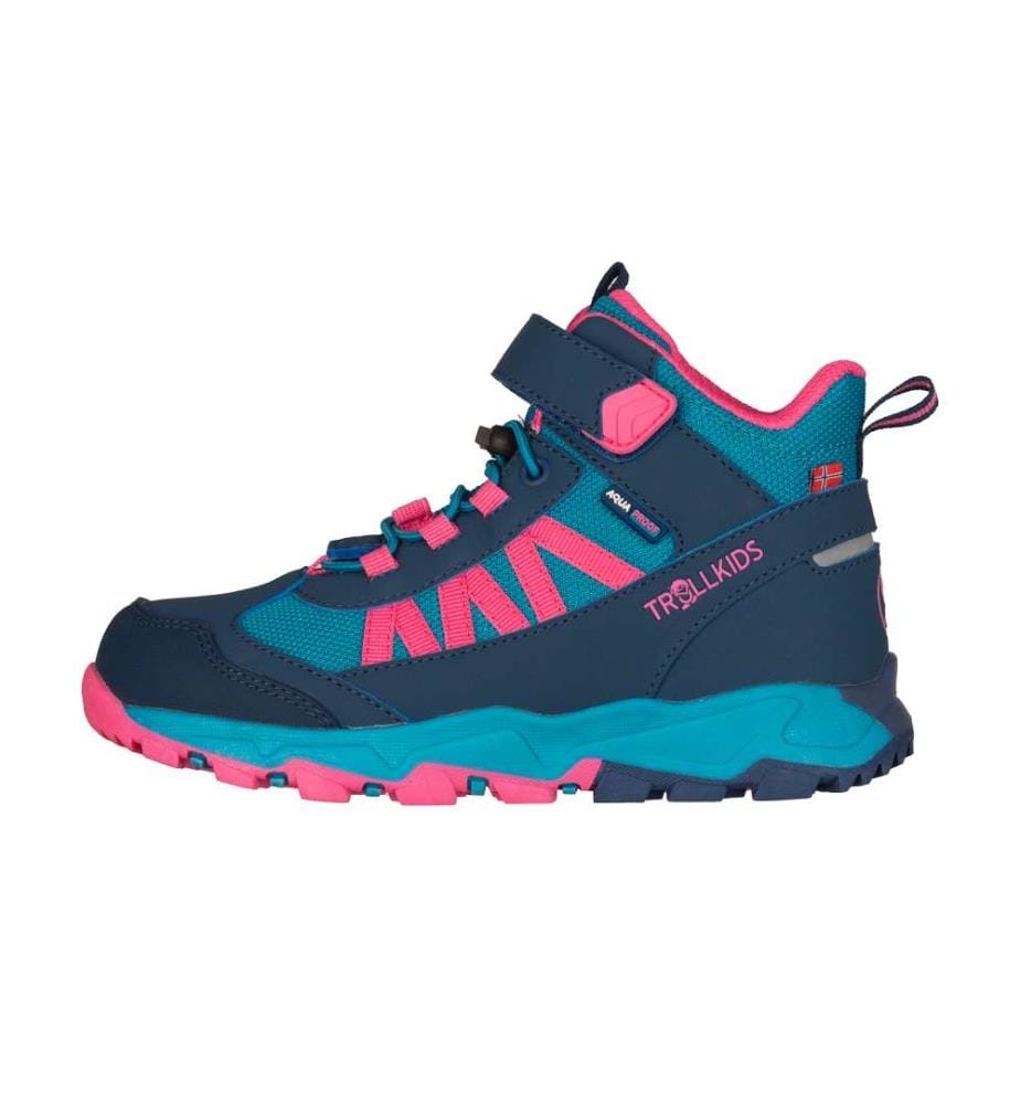 Tronfjell Hiker Mid - dunkles Türkis und helles Magenta