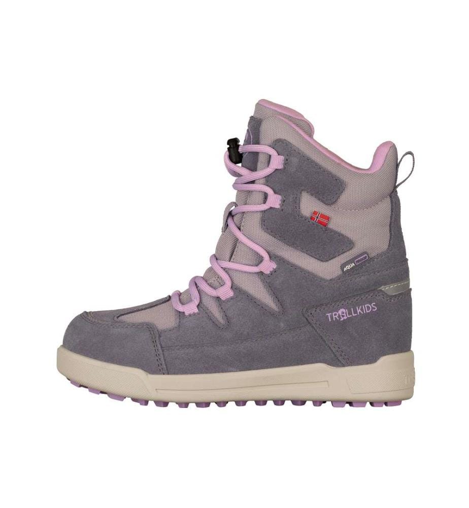 Chaussures d'hiver imperméables - gris argenté/mauve