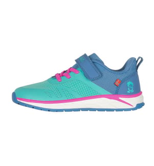 Alesund Sneaker - Aquamarin und Kornblume und helles Magenta