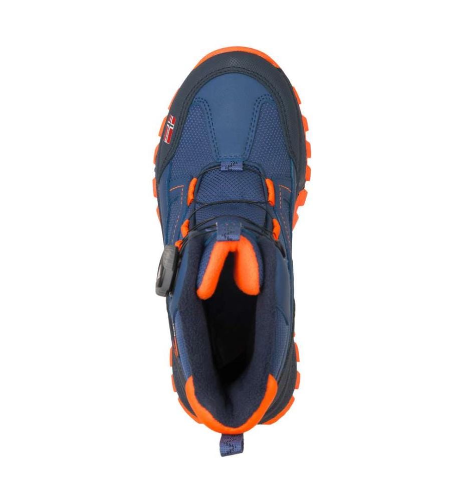 Wasserdichte Winterschuhe - nordic blue/mystic blue/flame orange