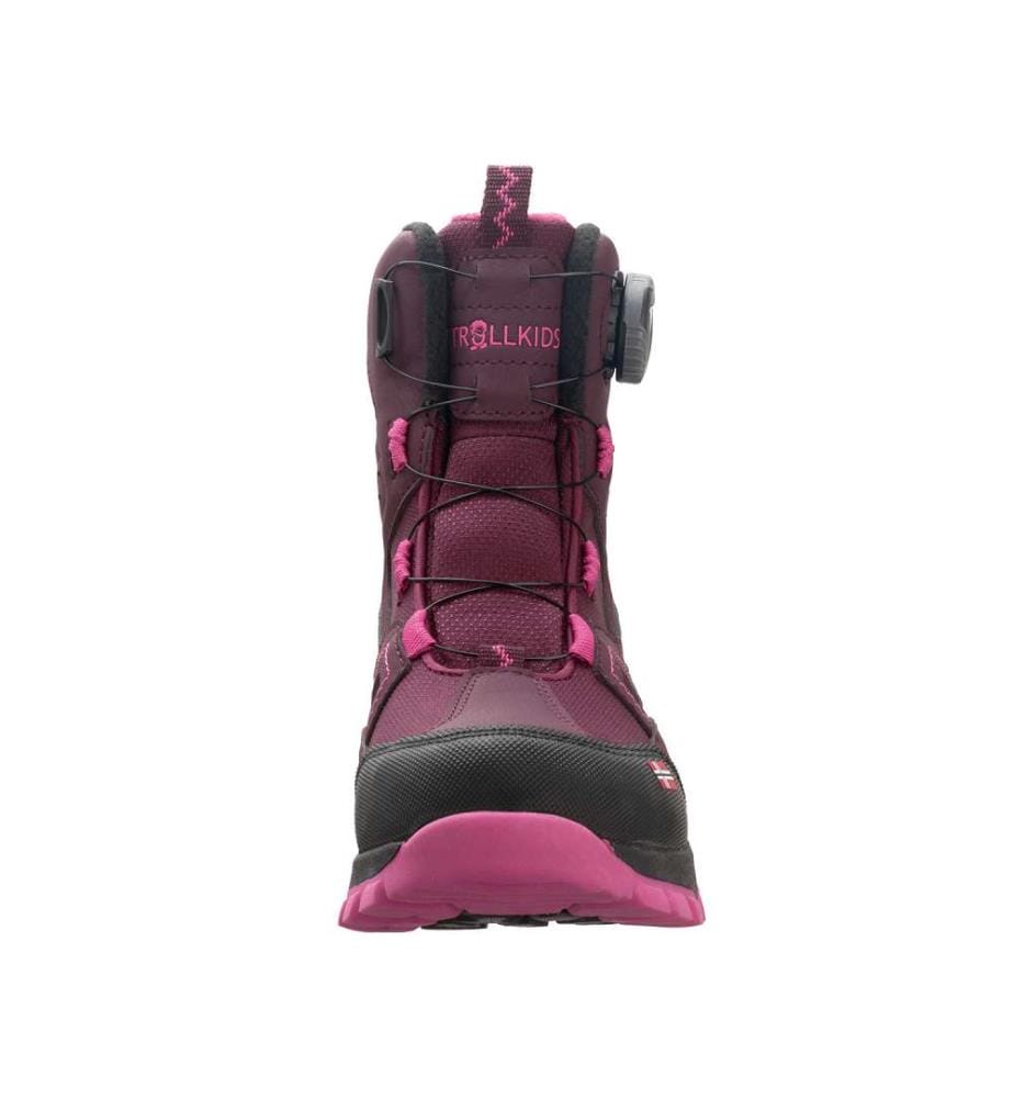 Chaussures d'hiver imperméables - redwood/magenta