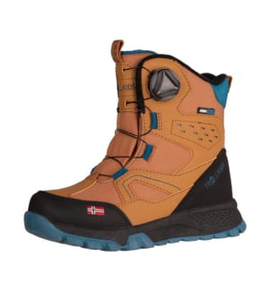 Kinder-Winterstiefel von Kirkenes – Mandel & Dunkelblau
