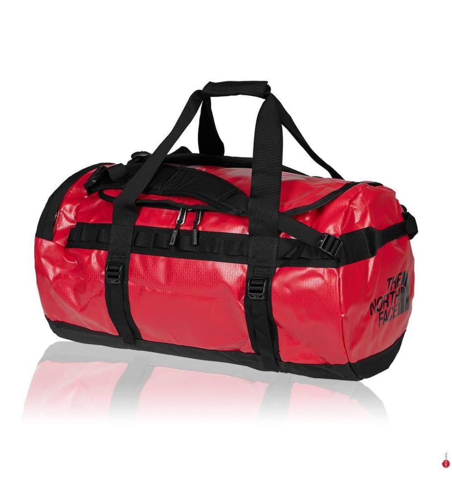 Duffel Bag Base Camp M - 71 L - Schwarz und Rot