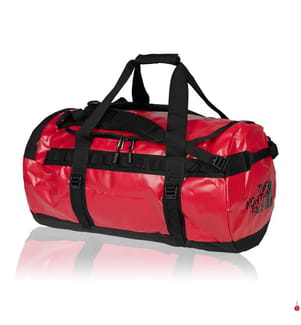 Duffel Bag Base Camp M - 71 L - Schwarz und Rot