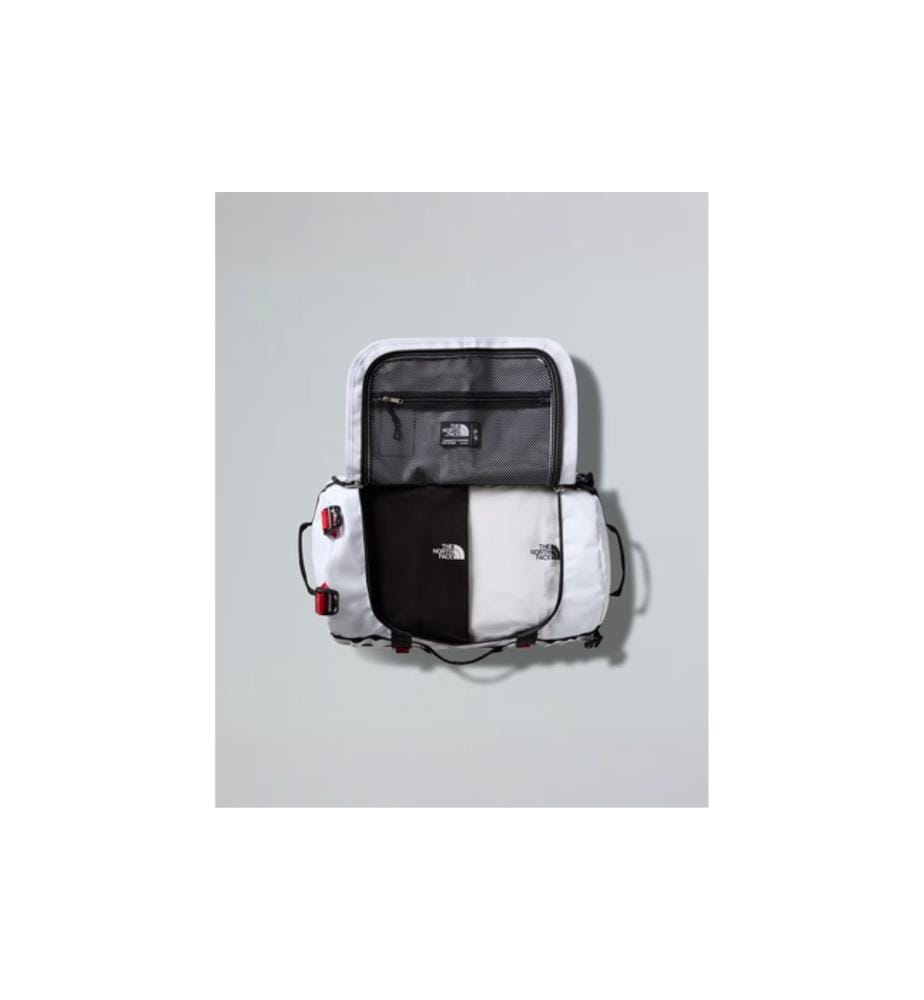 Base Camp 50L Reisetasche – S – Weiss, Schwarz und Rot