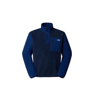 Yumiori Fleecejacke mit Reissverschluss am Kragen - 