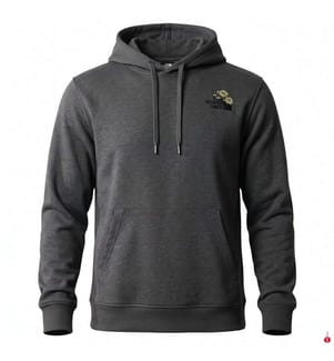 Hoodie „Flower Dome“ – Anthrazit