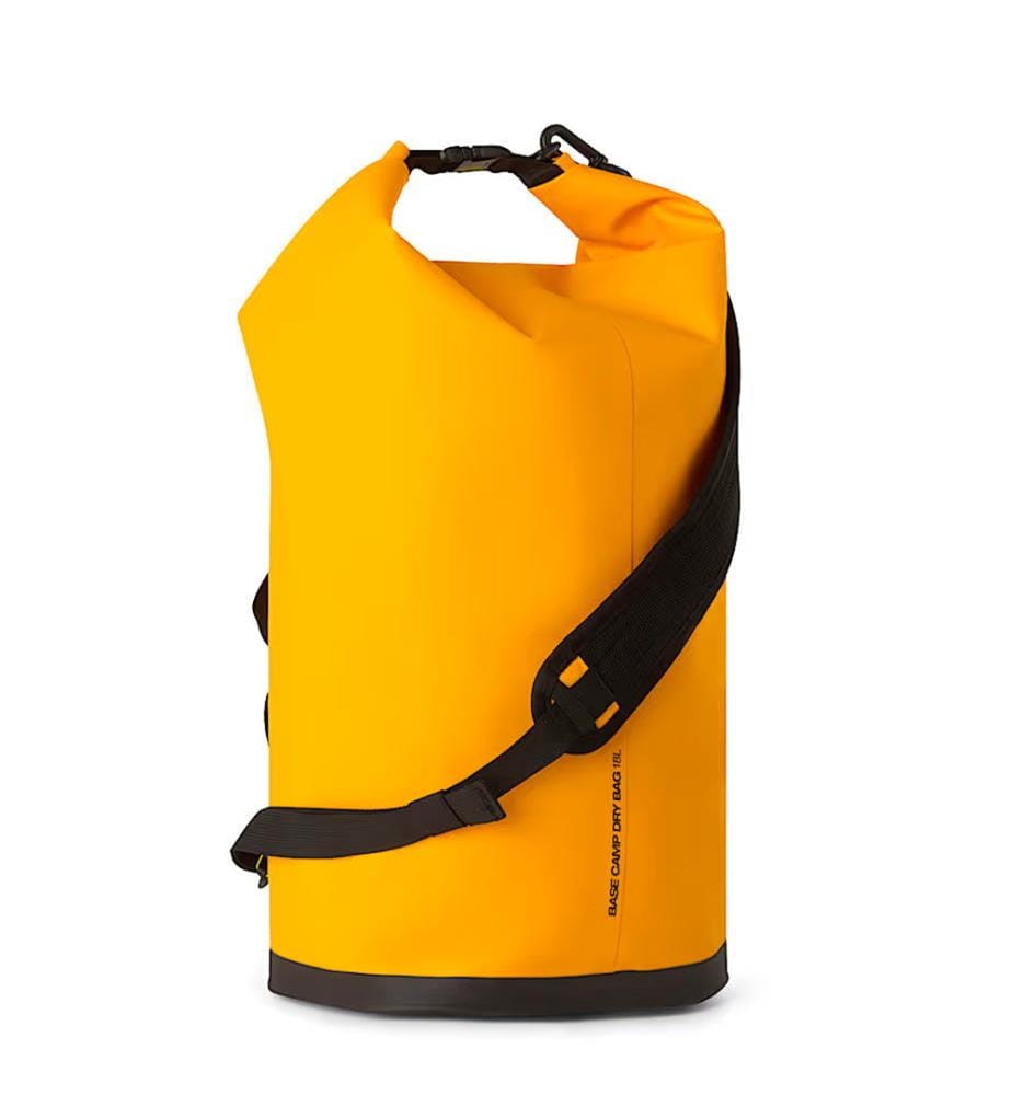 Wasserdichte Tasche „Base Camp Dry Bag“ 18 l – Gelb und Schwarz
