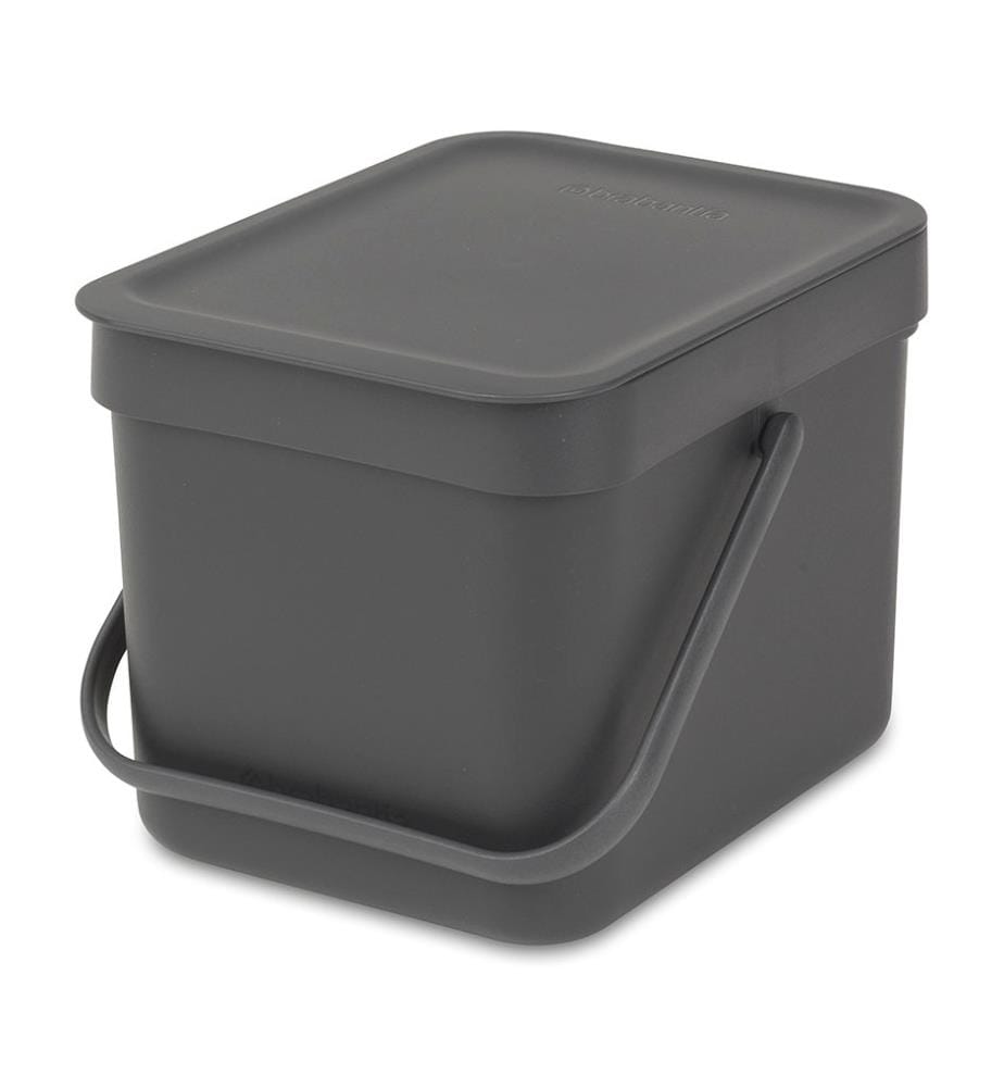 Sort & Go Abfallbehälter 6 L - Grey