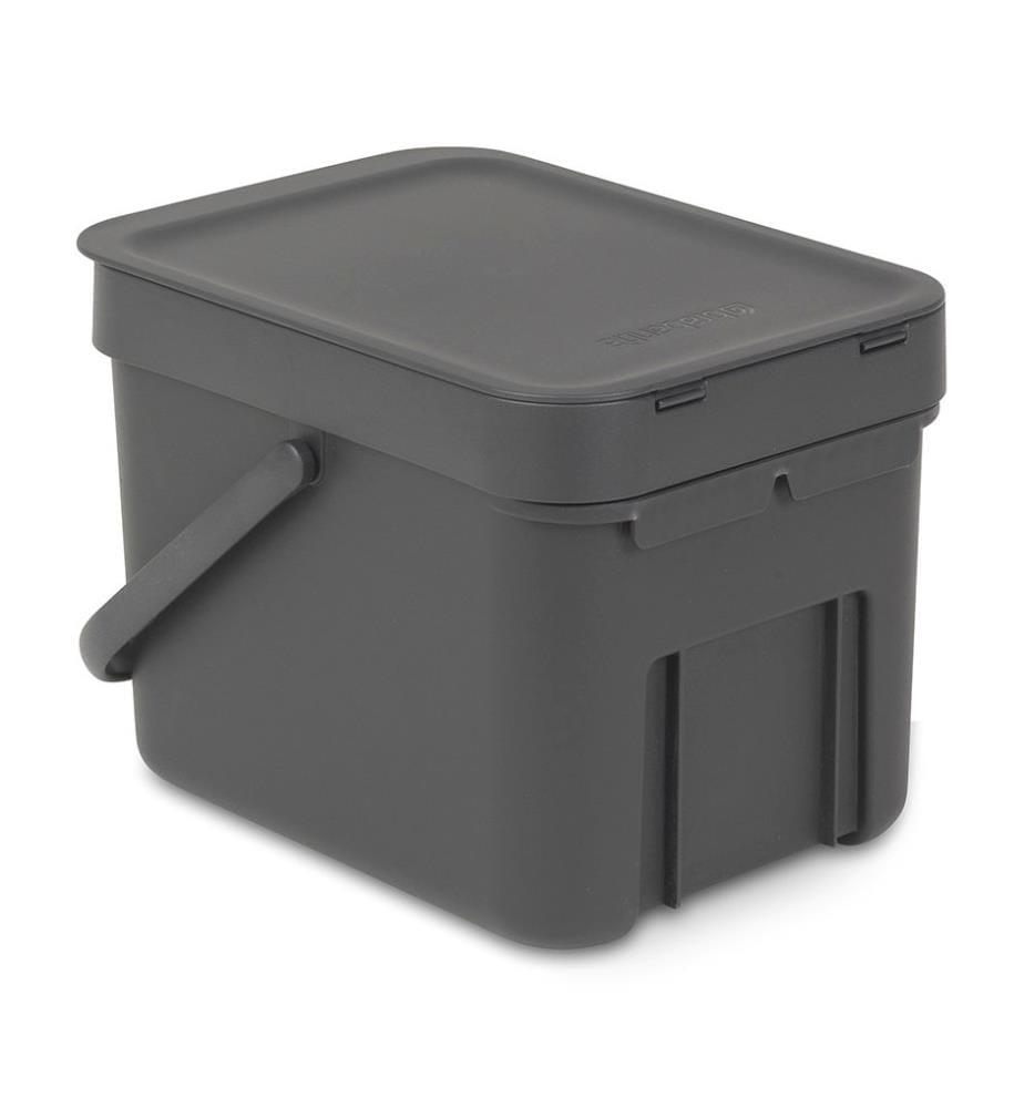 Sort & Go Abfallbehälter 6 L - Grey