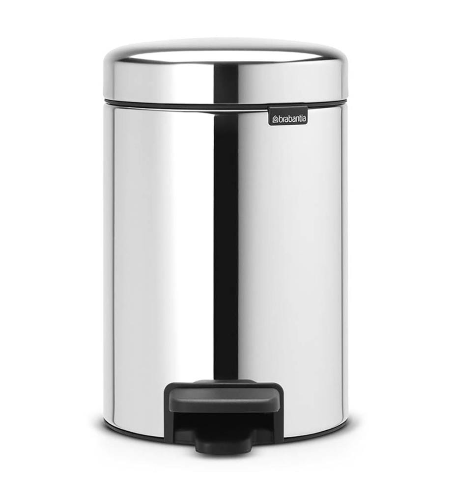 Newicon Pedal Bin 3 L - Silver